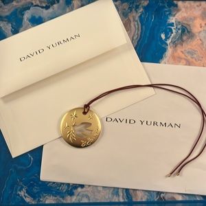 ⭐️ David Yurman limited edition signature dove gold holiday ornament w/ envelope